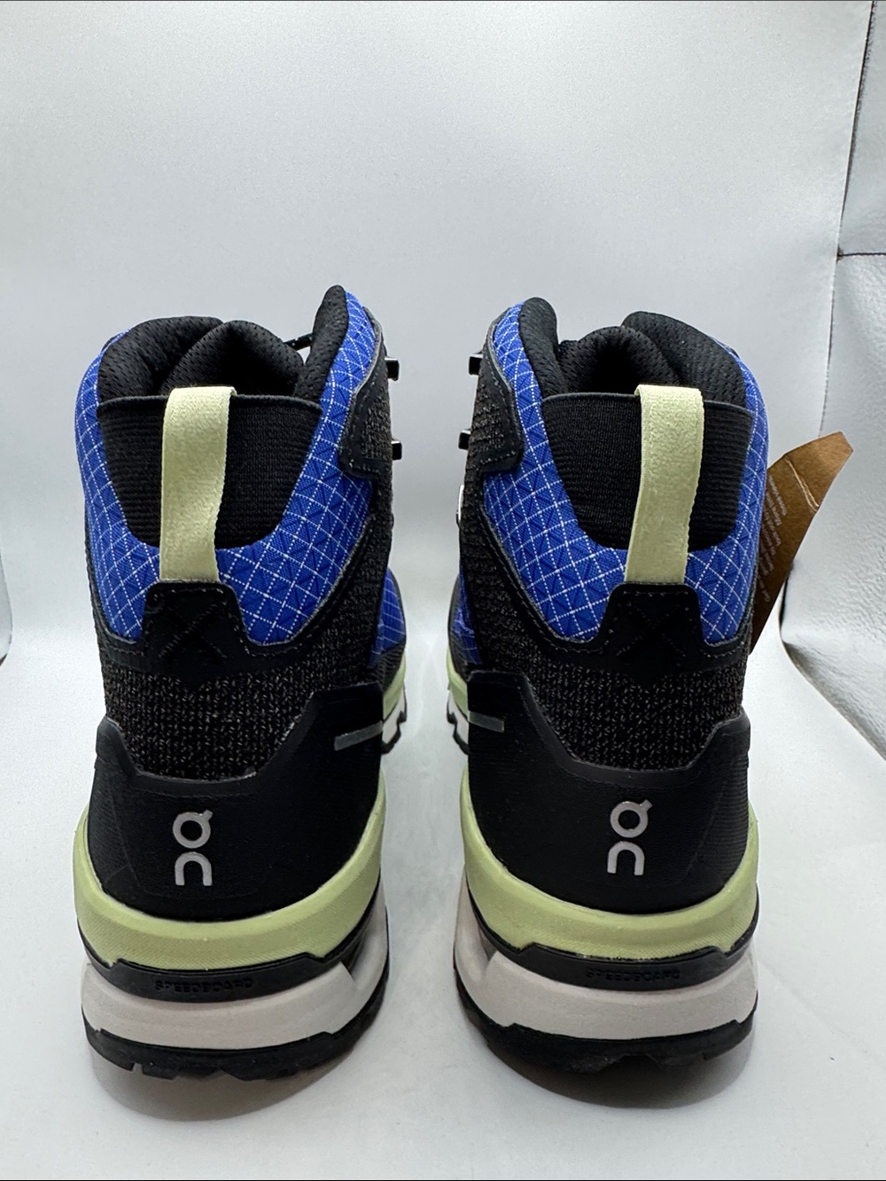 On Running women Cloudalpine Waterproof Boots - Blue/Black/Green - Picture 4 of 7